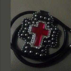 Womans Western Necklace Cowhide